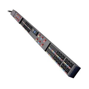 Eaton EMAGMFA5A5A5A5L 3-Phase Managed HDX Rack PDU G4, 208V, 48-Outlet (24 C13 + 24 C39), 80A, 29kW, 4100P9W Input, 6' Cord, 0U Vertical