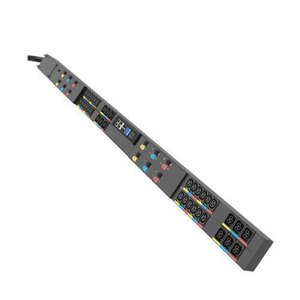 Eaton EMAGMFC3C3C3C3L 3-Phase Managed HDX Rack PDU G4, 208V, 36-Outlet (24 C13 + 12 C39), 80A, 29kW, 4100P9W Input, 6' Cord, 0U Vertical