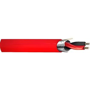 West Penn SWC-8070RD1000 18-2 Stranded TC High-Temperature Fire Alarm Cable, FEP, CMP, 1000', Red