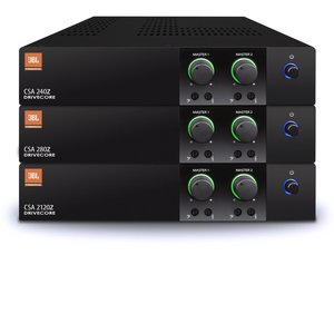 JBL Professional CSA280Z 2-Channel 80W Commercial DriveCore Amplifier with Built-in 70/100V Fanless, 1U RSM
