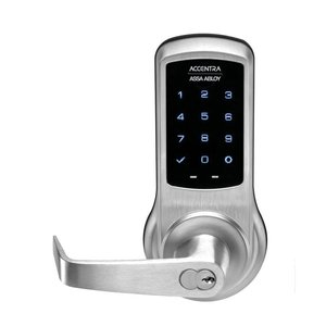 ACCENTRA AU-NTB613-NR 613E PARA KR nexTouch Push Button Keypad Cylindrical Lock, Dark Oxidized Finish