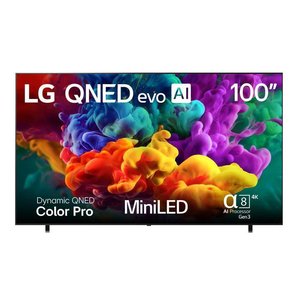 LG 100QNED84BU 100" evo Series QNED AI 84B Mini LED 4K UHD Smart TV, Black