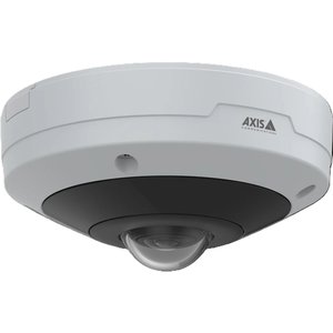 AXIS M4348-PLVE M43 Series 12MP Outdoor-Ready Panoramic Camera with 360° View and Audio Analytics, 1.7mm Fixed Lens, IR LEDs, IP66, IK10
