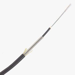 TiniFiber TF6-OM1-PU 6-Fiber Optic Cable, Indoor / Outdoor Armored, OM1 900Mu, Polyurethane