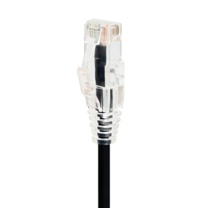 Vanco SCAT6A-10BK Super Slim CAT6a (UTP) 1GHz Network Patch Cable, Non-Booted, 10', Black
