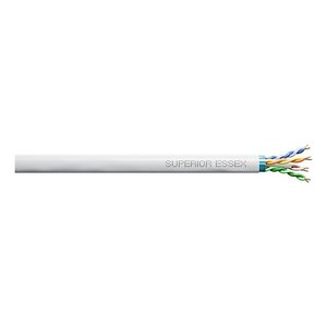 Superior Essex U6A650-004-PGN4 DataGain CAT6 UTP Network Cable, 1000', White