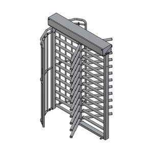ZKTeco TST-2900-GALVANIZED Full Height Turnstile, Galvanized