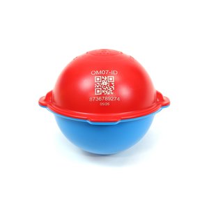 Tempo om07-id OmniMarker-ID Europower Passive Electronic Marker Ball, 134kHz, Red/Blue