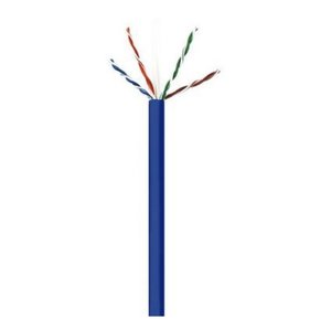 Wavenet 6E04UPSPLSBL4NS-LP CAT6 Unshielded Plenum Cable, No Spline, 550MHz, 100' Reelex II, Blue