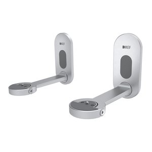 KEF B1S B1 Wall Bracket for LSX II Speakers, Integral Cable Management, Silver