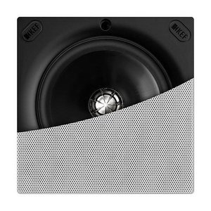KEF CI130QSFL Ci-Q Series Uni-Q Architectural Speaker, Flush Mount, Square, 5.25"