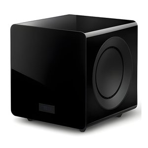 KEF KC92BL Twin 9" Driver Force-Cancelling Subwoofer, Black Gloss