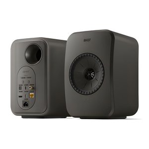 KEF LSX II LT GG Wireless HiFi Speaker System, Uni-Q Driver Array, Graphite Gray