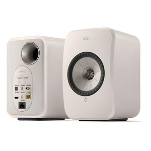 KEF LSX II LT SWH Wireless HiFi Speaker System, Uni-Q Driver Array, Stone White