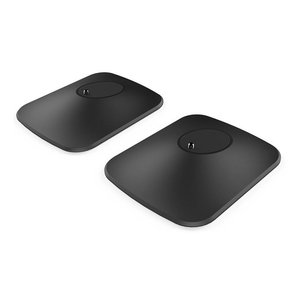 KEF P1BL Desk Pad for LSX and LSX II Speakers, Pair, Black