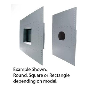 KEF RNC160S  Square Rear Enclosure for Ci160QS Speakers, 7.64 x 7.64"