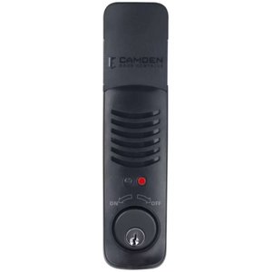 Camden CX-DA800W-BK-KD Battery Powered Door Alarm Weatherized, Keyed Different, Black