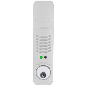 Camden CX-DA800W-KD Battery Powered Door Alarm Weatherized, Keyed Different, Grey