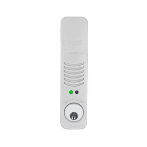 Camden CX-DA810W-KD Battery Door Prop Alarm Weatherized, Keyed Different, Grey
