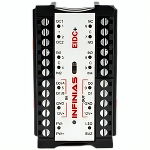 infinias S-EIDC+ Ethernet-Enabled Integrated Door Controller, PoE Powered, Supports Wiegand/OSDP Readers