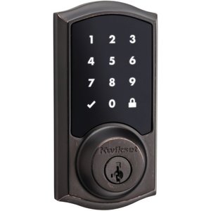 Kwikset 99160-033 Electronic Lock with Home Connect (Z-Wave), 916 Traditional Zigbee 3.0, Venetian Bronze