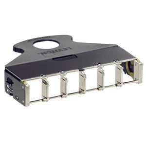Leviton E2XHD-BRK 6-Port Copper Cassette, Empty