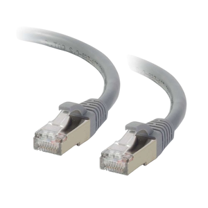 C2G CG00640 3' CAT6a Snagless Shielded STP Network Patch Cable, Gray