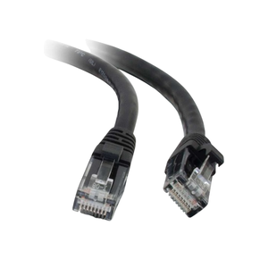 C2G 26969 CAT5(e) Snagless UTP Ethernet Network Patch Cable, 1' (0.3m), Black