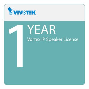 VIVOTEK VX-IPSPKR-1Y Vortex IP Speaker License, 1-Year