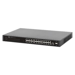 Eaton Tripp Lite NGS24C2POE-1 24-Port Managed Gigabit Ethernet Switch, PoE, Layer 2, 370W