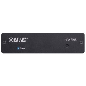 URC HDA-SW5 5-Port Gigabit AVB Network Switch, 96 kHz, 24-Bit, Up to 7-Switch