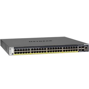 Netgear GSM4352PB-100AJS M4300-52G Fully Managed 48-Port 1G PoE+ Stackable Switch with 2x10GBASE-T and 2xSFP+ 1000W PSU