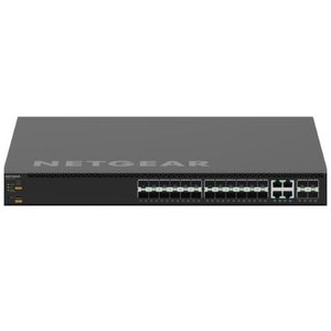 Netgear MSM4328F-100AJS M4350-24F4X Fully Managed Switch with 24 1G/2.5GBASE-X SFP Ports and 4 Combo 10G Copper/SFP+ Ports