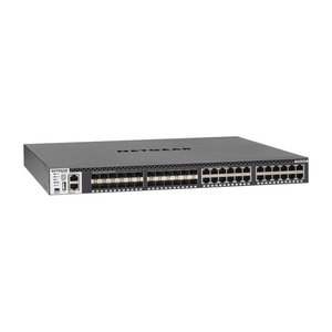 Netgear XSM4348S-100AJS M4300-24X24F Fully Managed Stackable Switch with 24 SFP+ Ports and 24 10GbE Copper Ports