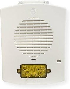 Eaton CN106682 EL3RSPSTA-ALW Speaker Strobe, Amber Lens, 'ALERT' Label, White