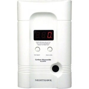 Kidde 21026385 10-Year Sealed Backup AC/DC Carbon Monoxide Alarm Plug-in with Digital Display