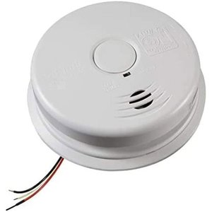 Kidde 21032064 Direct-Wire Photoelectric Smart Smoke Alarm with 10-Year Battery Backup