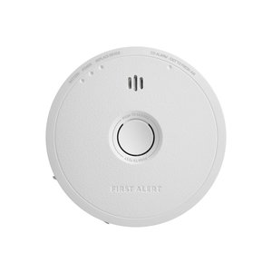 BRK CO6W01 120V Hardwired Carbon Monoxide Alarm with Battery Backup, LED Indicators, SoftCue Replacement Reminder