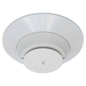 Fire-Lite H365HT Addressable Heat Detector, Low-Profile Intelligent 190°F Fixed Thermal Sensor and LiteSpeed Only, White