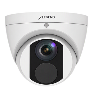 Inaxsys INLGTO4IRWMF Legend IP 4.1MP Turret Camera with 2.8mm Fixed Lens for Outdoor Use, White