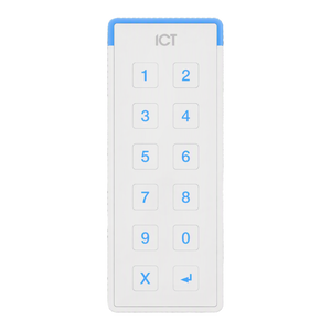 ICT PRX-TSEC-STD-KP-BT-W TSEC Standard Multi-Technology Card Reader with Keypad, 13.56 MHz, 125 kHz, Bluetooth and NFC, White