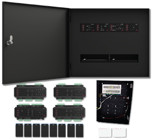 ICT WX-KIT-ACC8-DF ProtegeWX 8-Door Access Control Kit with DESFire-Only Readers, Enclosure, Power and 20 Prox Cards