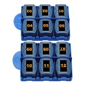 TREND Networks R166021 RJ-45 Female Remote Sockets for Wiremap and Qualification Testing, ID #1 to #12, 12-Pack