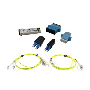 TREND Networks R166029 10G 1550nm Singlemode SFP Kit with LC/SC Loopbacks and Cables