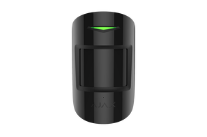 AJAX 42795.06.BL3 CombiProtect Jeweller Wireless Combined IR Motion and Glass Break Detector, Black