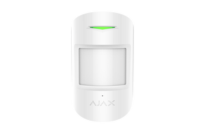 AJAX 42796.06.WH3 CombiProtect Jeweller Wireless Combined IR Motion and Glass Break Detector, White