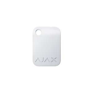 AJAX 42851.90.WH Tag Contactless Key Fob for Security Control, 10-Piece, White