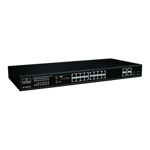 UltraTech 0E-16PMANLT 20-Port Gigabit Lite Managed PoE++ Switch, 16-Port PoE with 4-Port Uplink