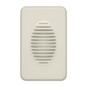 ADI PRO 0E-1GANGCHIM Single Gang, Flush Mount Chime with Volume Control and Single, Dual and Fading Tones, White