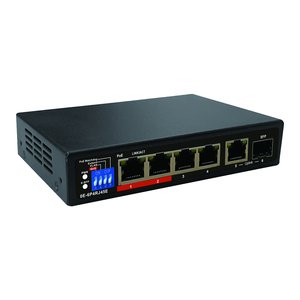 UltraTech 0E-6P4RJ45E 6-Port Gigabit Extended Range PoE+ Switch